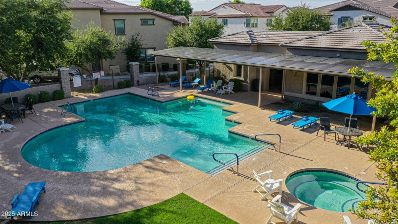 View of Pool and Community Gym