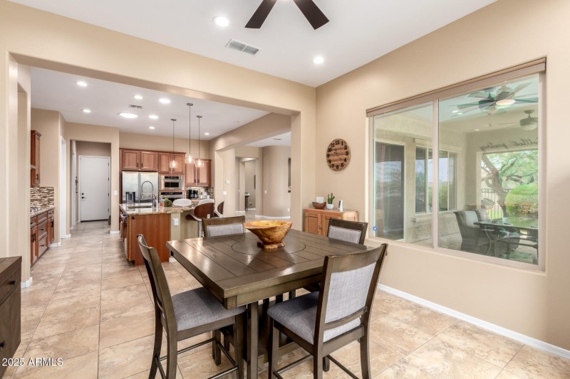 Dining Room looking into kitchen