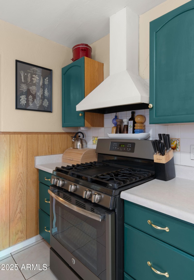 Upgraded Gas Range