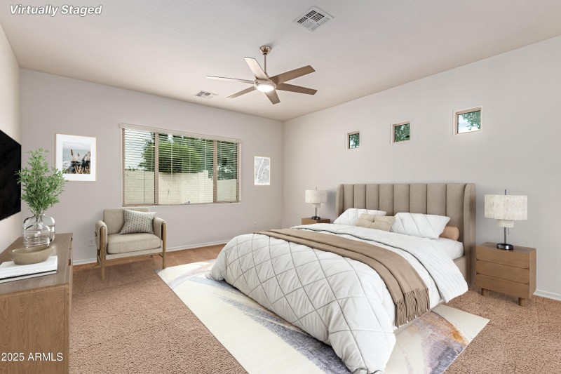 Coronado virtual staging master bdrm