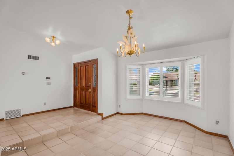 Vaulted Living Room with Potential