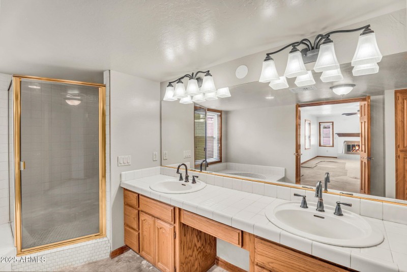 Ample Storage in the Primary Bath