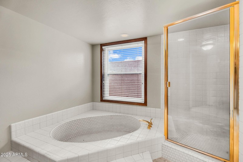 Oversized Jetted Tub & Private Shower