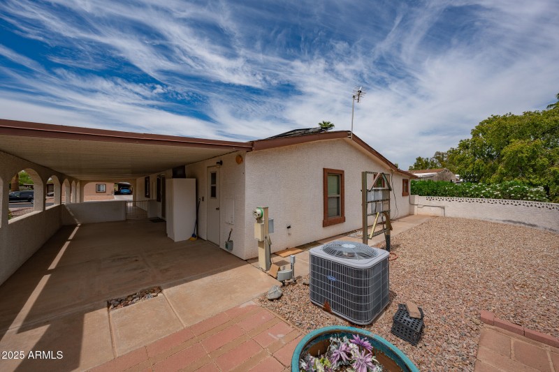 Backyard to Carport
