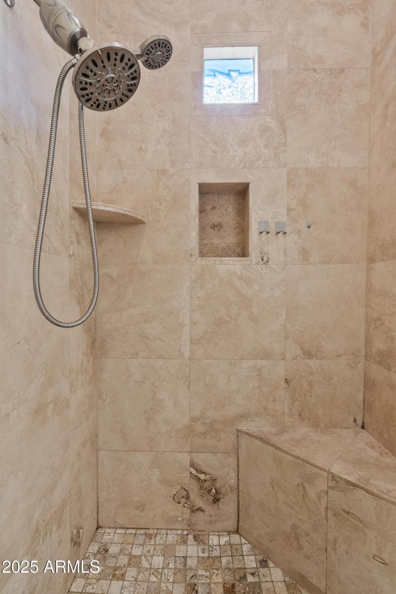 Primary bathroom shower