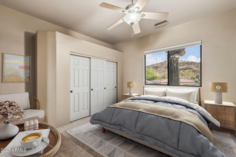 Updated spare bedroom