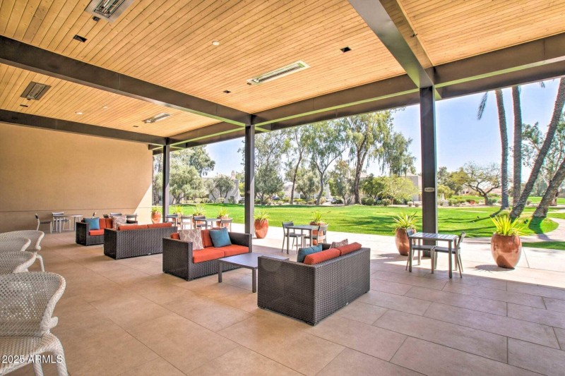 Patio and Lawn