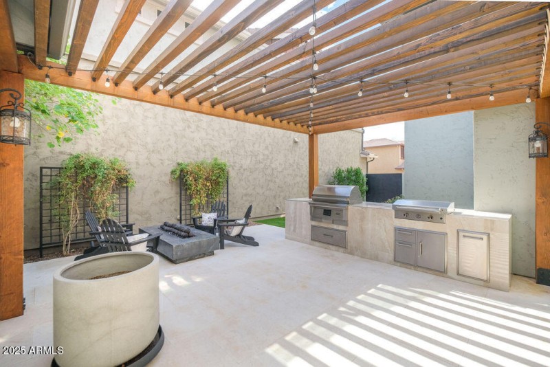 Hand Built Pergola