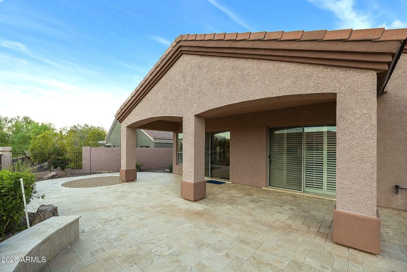 Travertine Patio