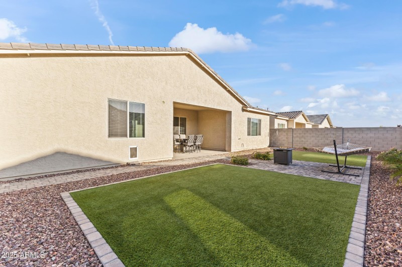 HOME- BACKYARD SIDE VIEW