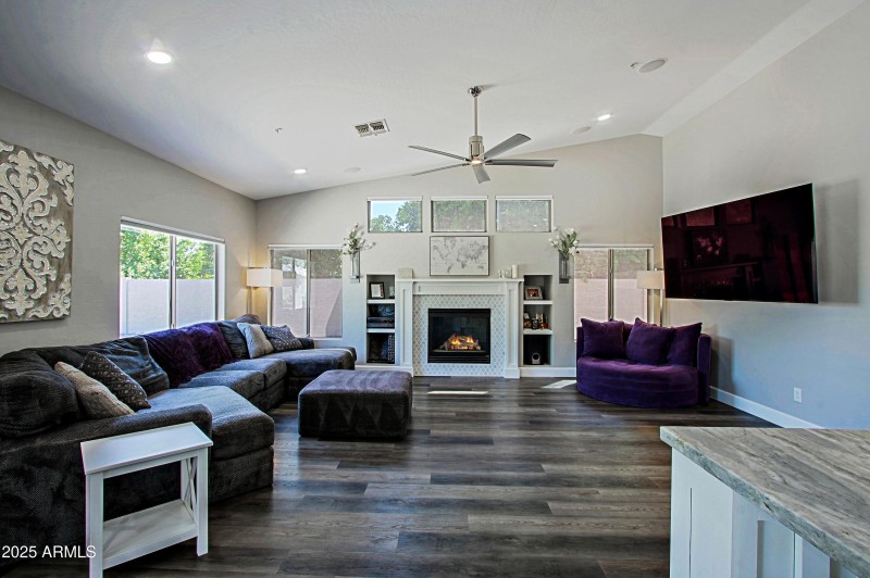 Family Room with Fireplace