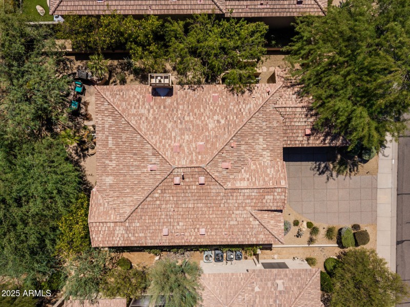 Drone, elevated perspective