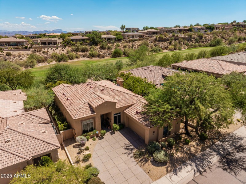 Drone, elevated perspective