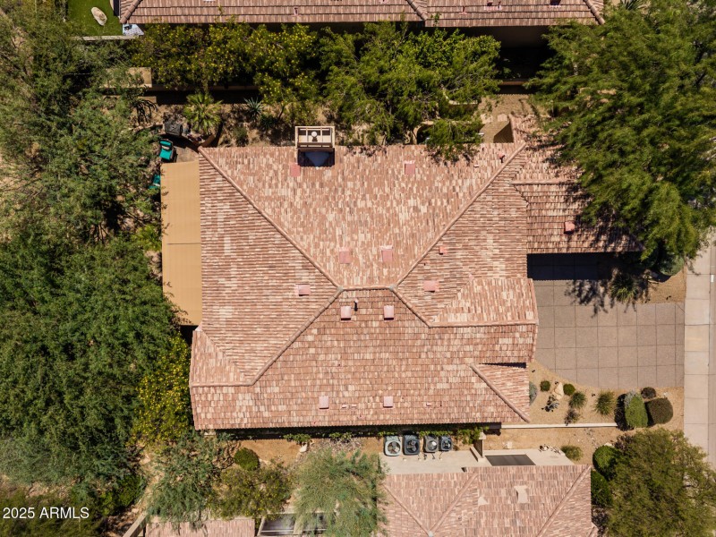 Drone, elevated perspective