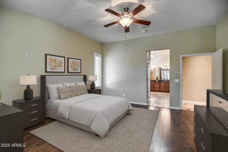 Primary Bed Virtually Staged