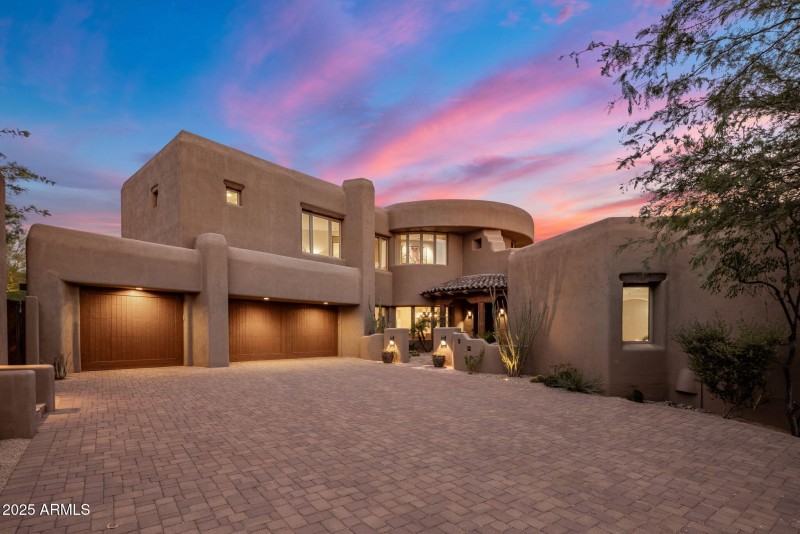Front Exterior at Twilight