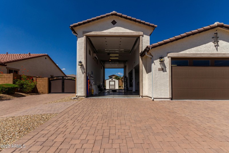 door to go through to backyard