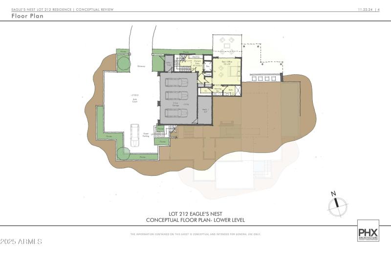 Lower level floor plan