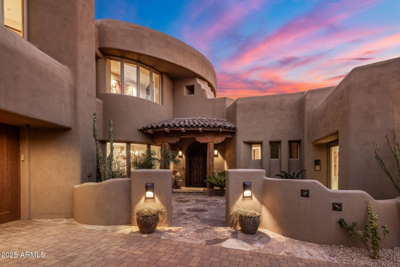 Front Exterior at Twilight