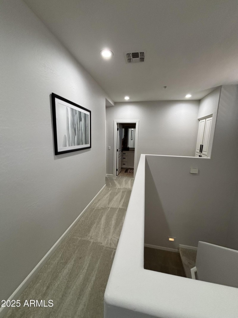 Split Flooplan Hallway