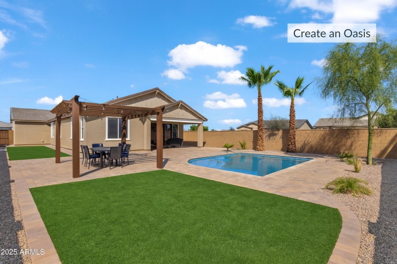 Virtually Staged Yard