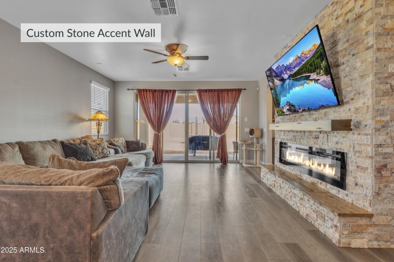 Custom Stone Accent Wall
