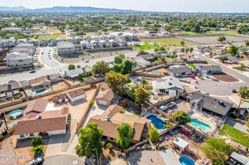Drone View of cul de sa