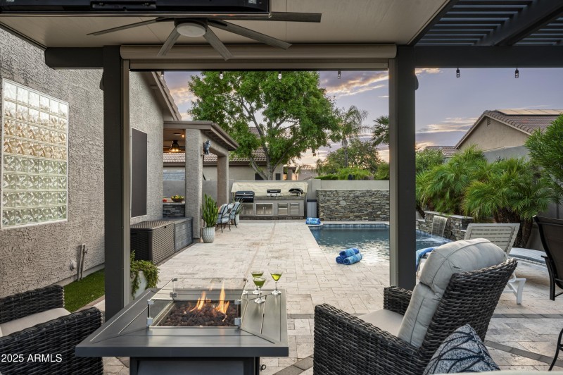 Electric Fan in Gazebo