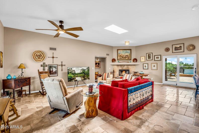 Great Room with wood burning Fireplace