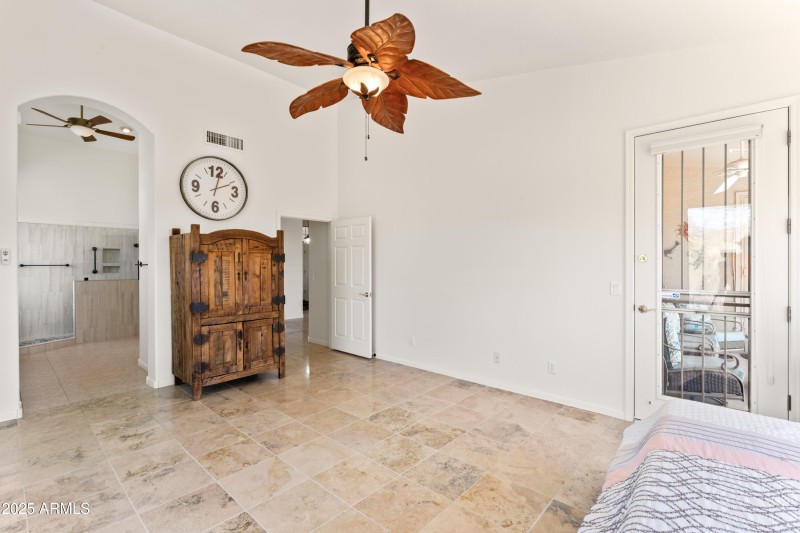 MASTER w/PRIVATE PATIO ACCESS