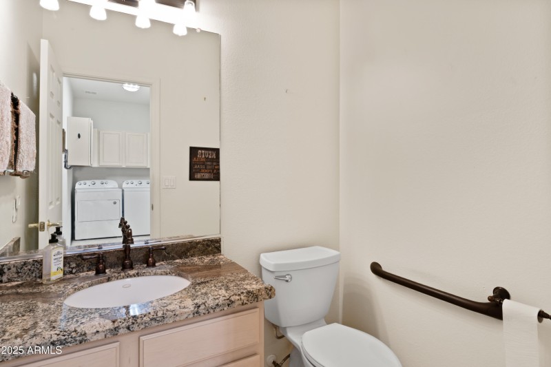 1/2 BATH OFF LAUNDRY ROOM