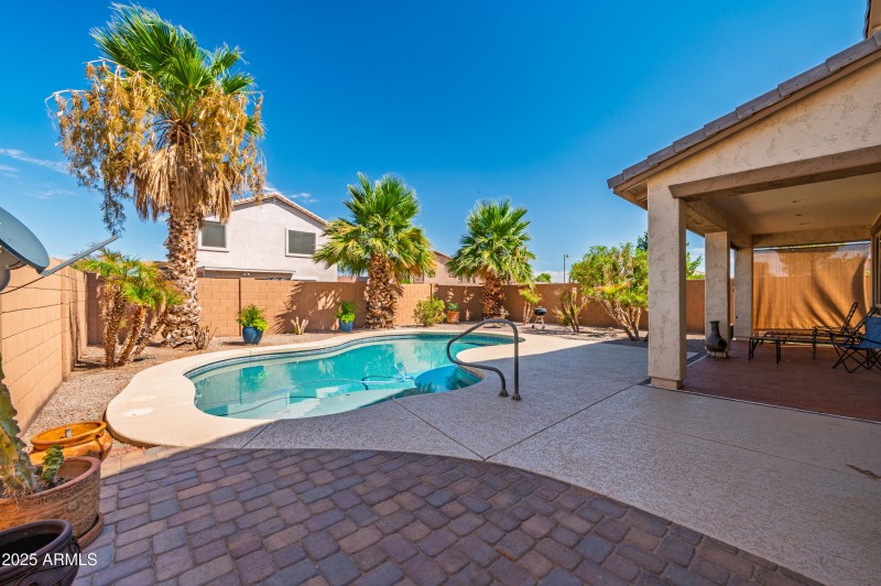 Paver area