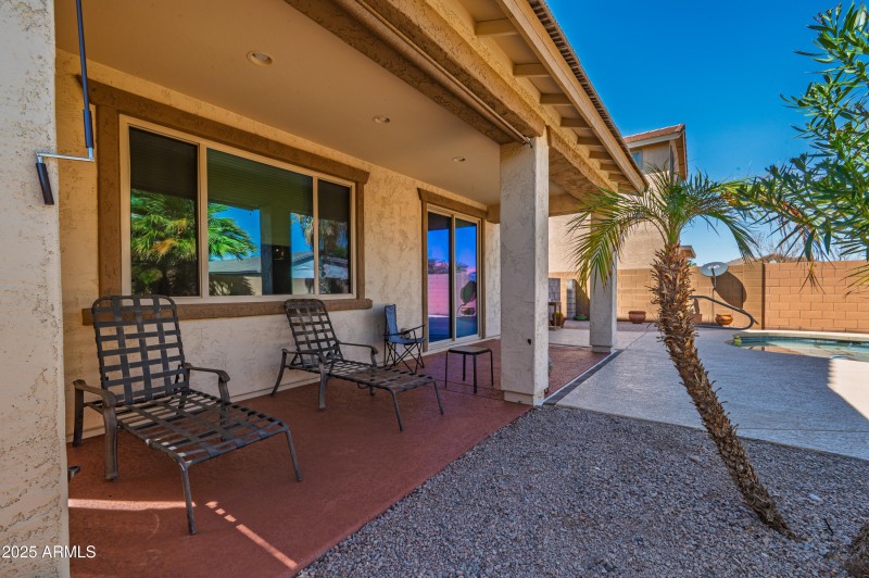 Covered patio
