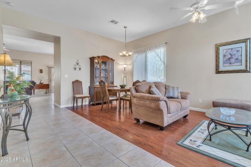 Formal living & dining room