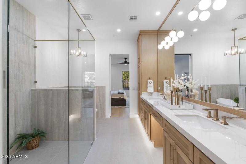 Glass Enclosed Walk-in Shower