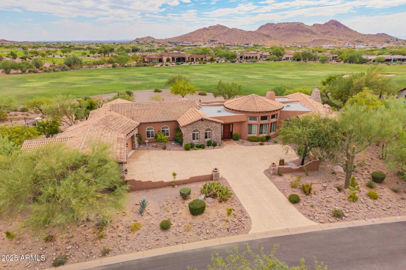 Front Drone View