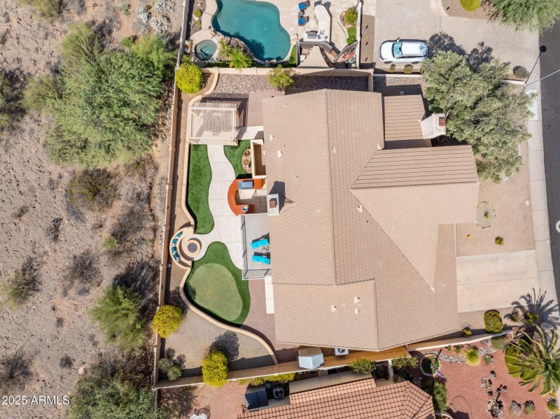 Aerial View of Home
