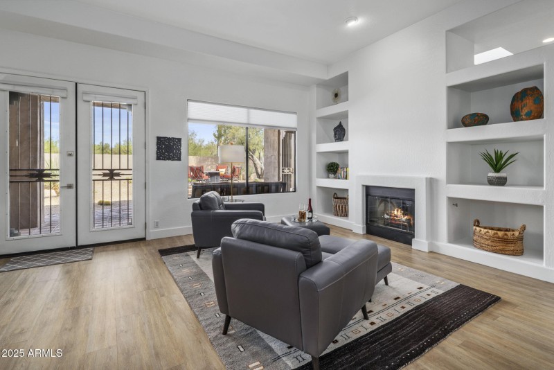 Living Room with Fireplace