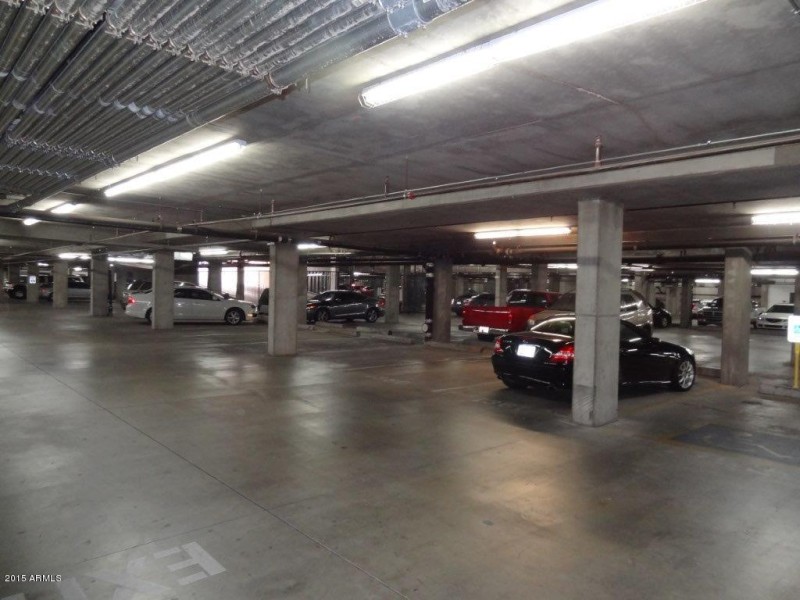 Underground parking garage