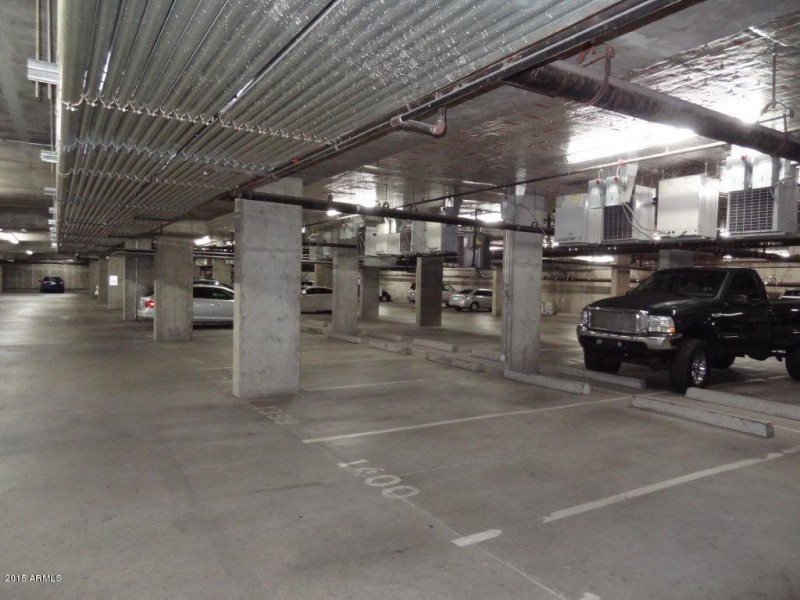 Underground parking garage