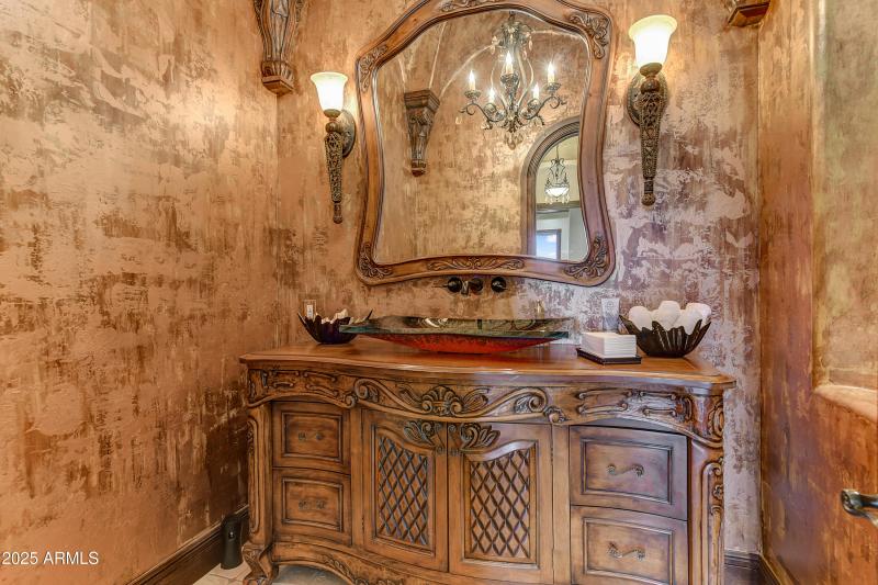 Lavish Designer Powder Room