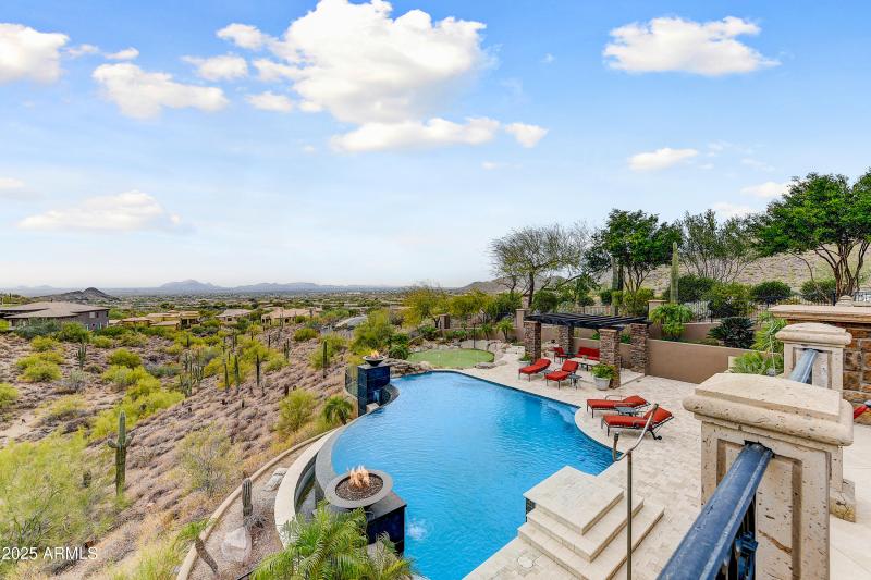 Infinity Pool with Camelback Views