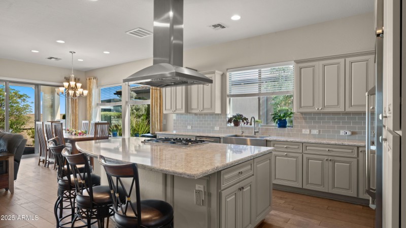Kitchen Island for Entertaining
