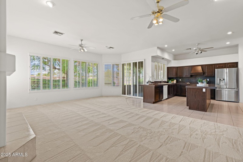 Family Room & Kitchen