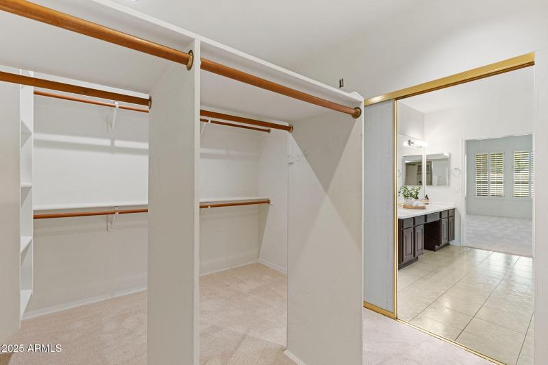 Huge Primary Closet