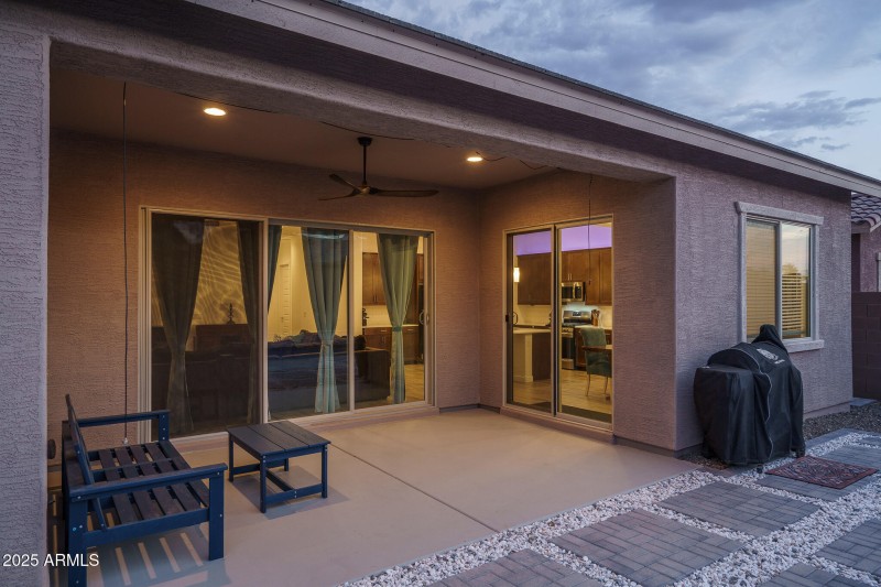 33) BACK PATIO
