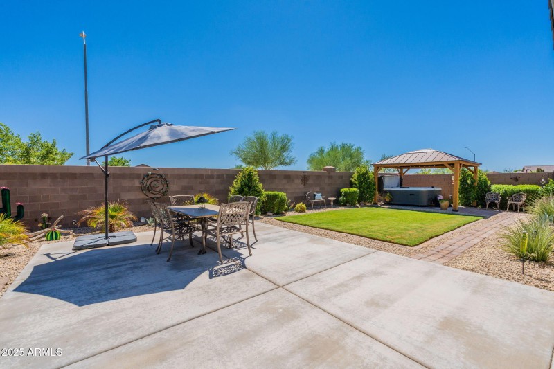 Landscaped Backyard