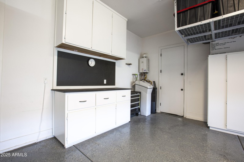 Garage Work Area & Storage