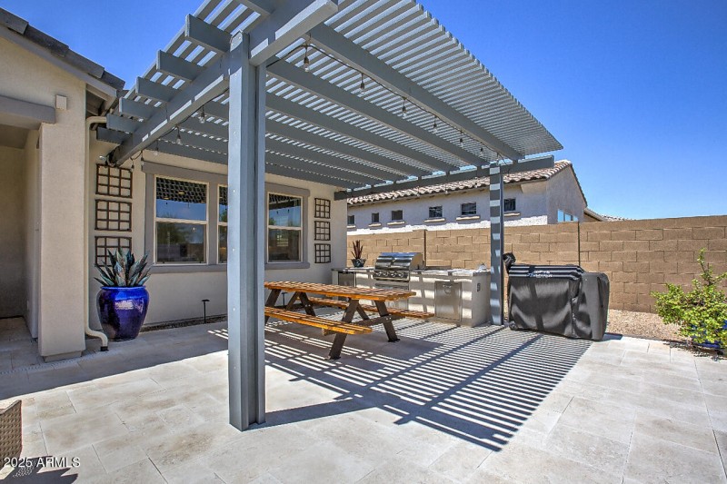 Backyard Louvered Ramada