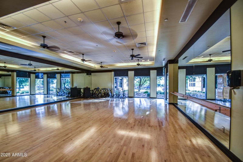Aerobics room